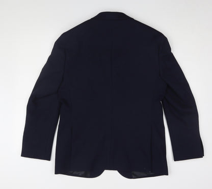 Mens UK Size 38 Marks and Spencer Regular Blue Suit Jacket