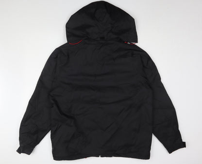 B&C Collection Black Unisex Rain Jacket L