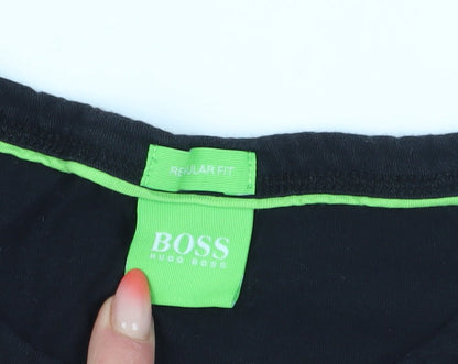 Mens UK Size S HUGO BOSS Black  T-Shirt
