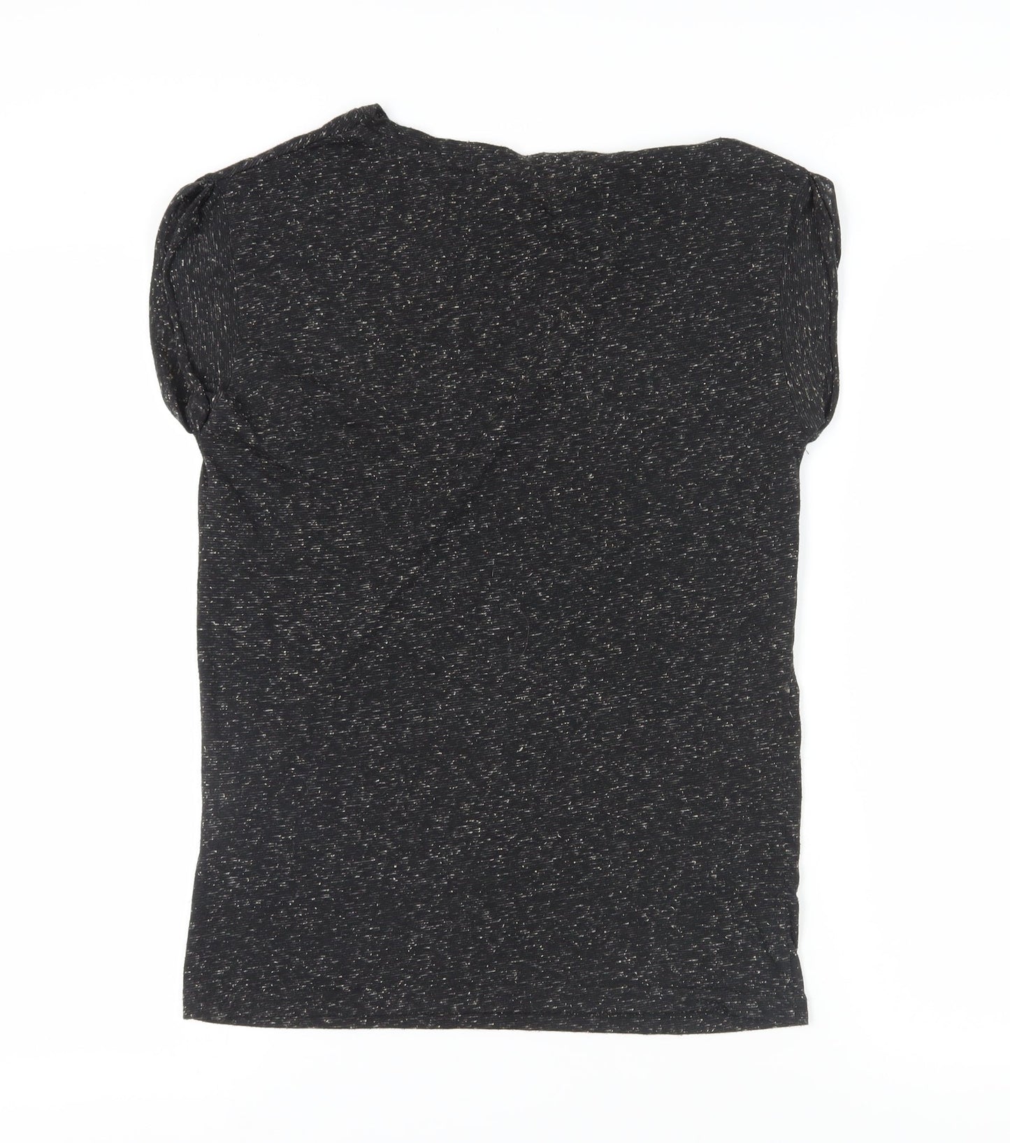 Teens UK Size 10 Disney Black Basic T-Shirt