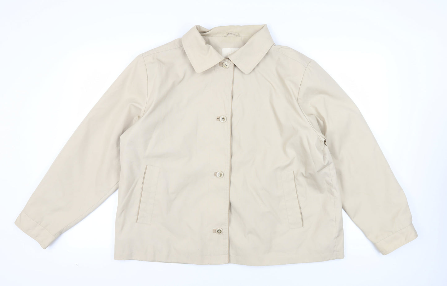 Womens UK Size 22 EWM Beige Basic Jacket