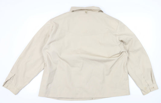 Womens UK Size 22 EWM Beige Basic Jacket