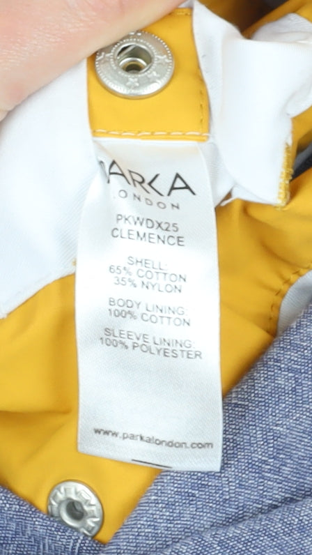 Parka London Women's Yellow Hooded Parka Jacket S