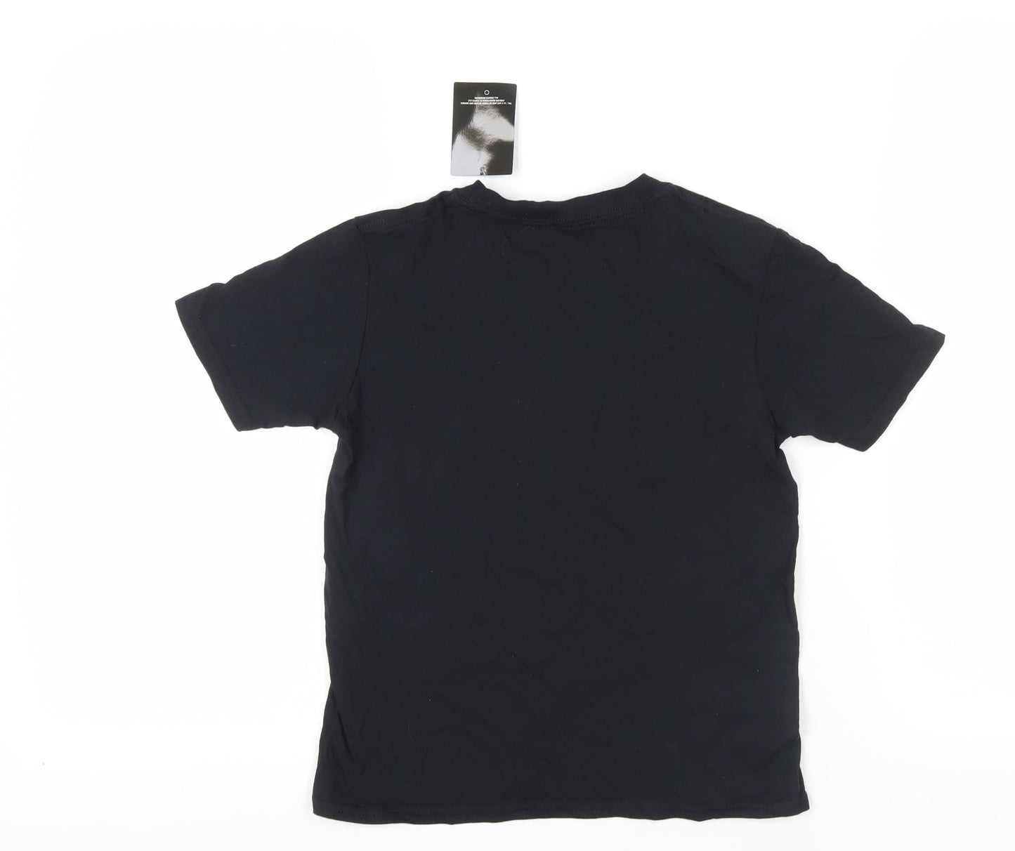 UFC Boys Black Cotton T-Shirt 7-8 Years Sports Logo
