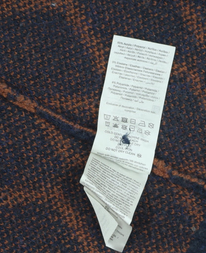 Jack & Jones Men's Brown Geometric M Cardigan