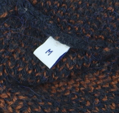 Jack & Jones Men's Brown Geometric M Cardigan