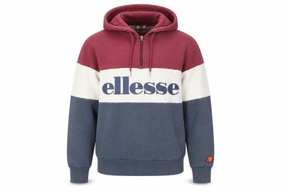 Front view of Ellesse unisex multicoloured pullover hoodie s