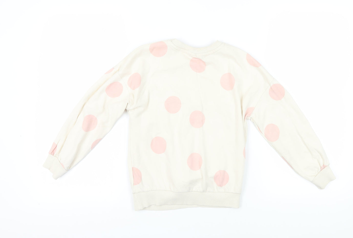 George Girls White Mickey Mouse Graphic Sweatshirt 9-10 Years