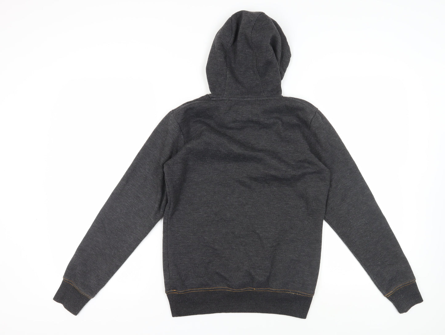 Lonsdale Women's Grey Pullover Hoodie Size 10, Graphic Print