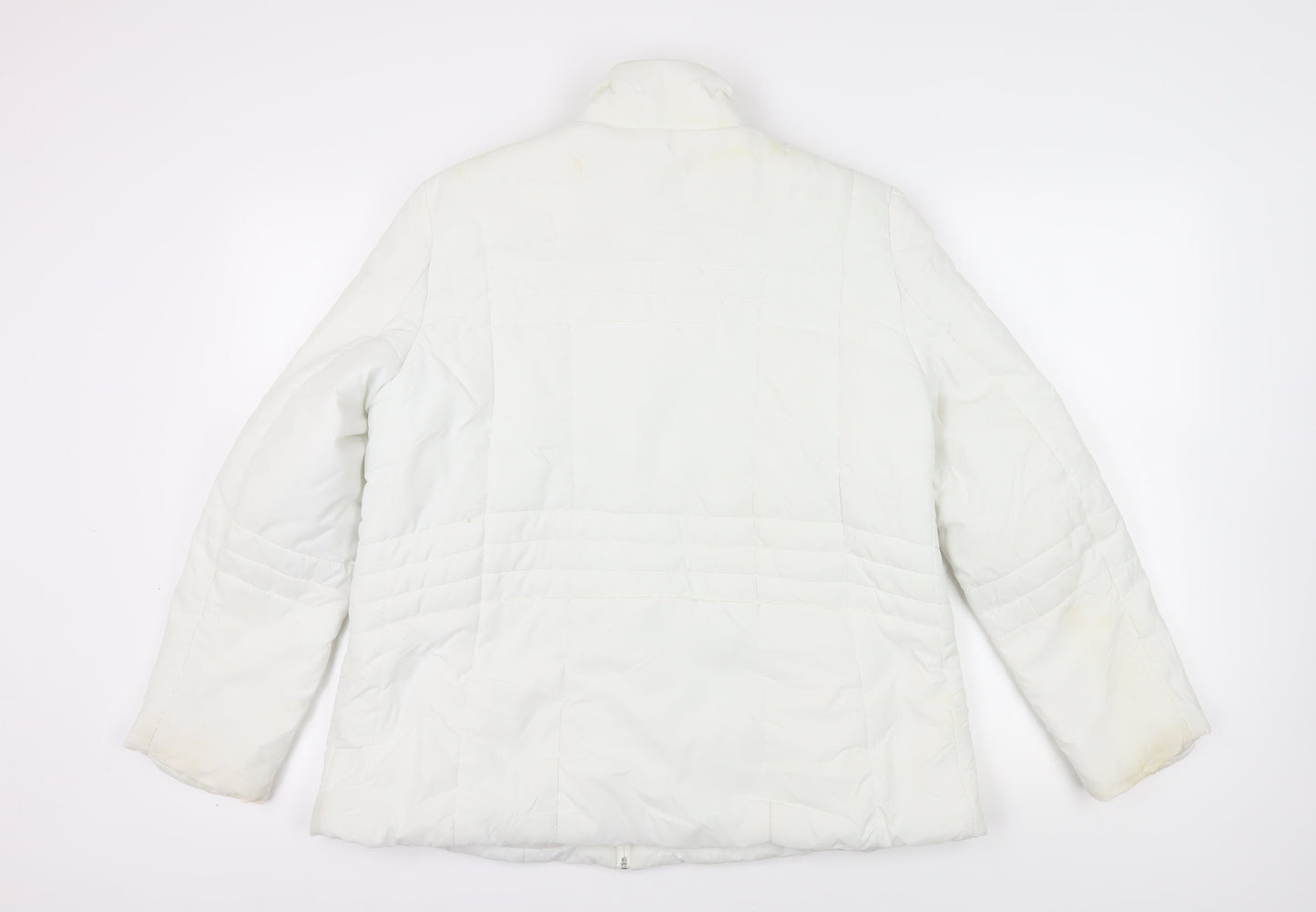 Damart Women's White Puffer Jacket Size 14