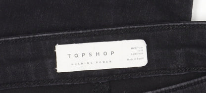 Topshop Women's Black Skinny Jeans - Size 25