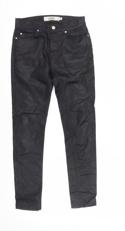 Topman Men's Black Skinny Stretch Trousers - Size S