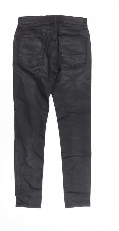 Topman Men's Black Skinny Stretch Trousers - Size S