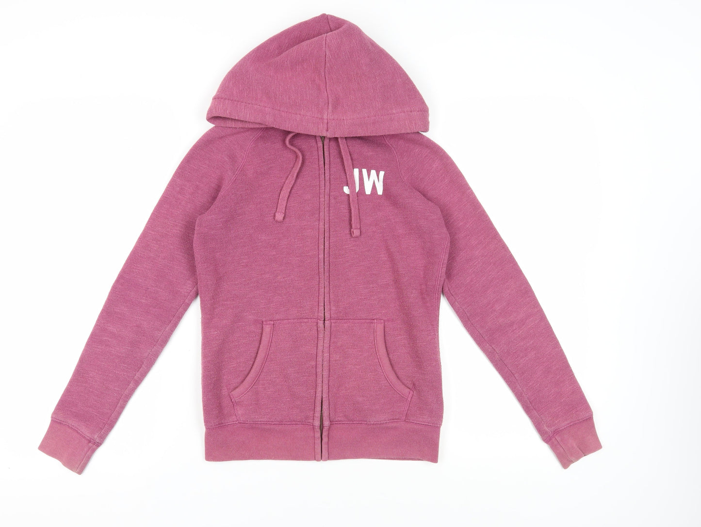 Womens UK Size 6 Jack Wills Pink Full Zip Hoodie
