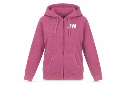 Womens UK Size 6 Jack Wills Pink Full Zip Hoodie
