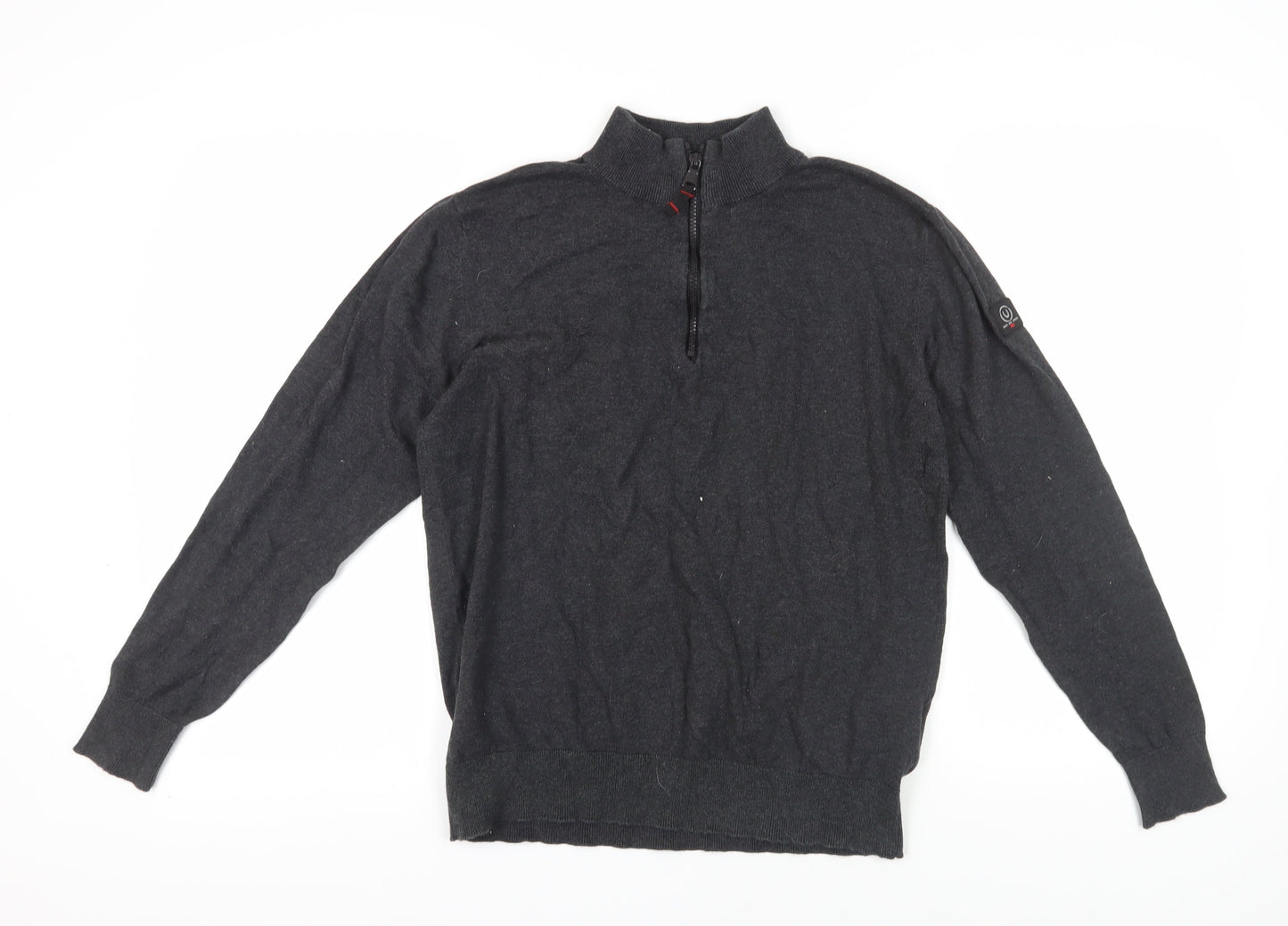 Duck and Cover Men's Black Pullover Jumper Size L