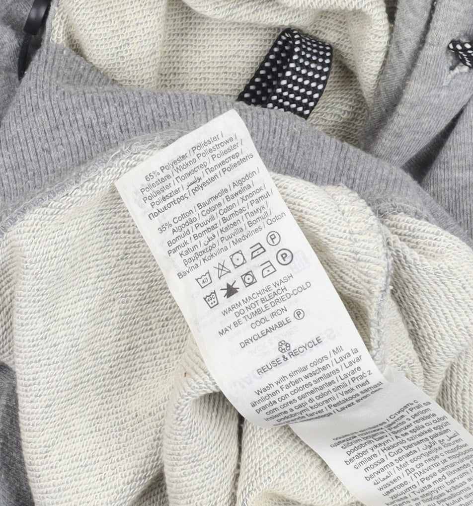 Mens UK Size M JACK & JONES Grey Pullover Hoodie