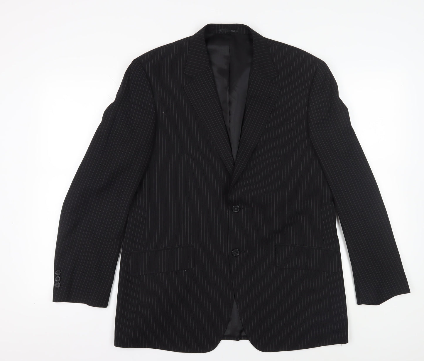 Mens UK Size 42 Burton Regular Black Suit Jacket