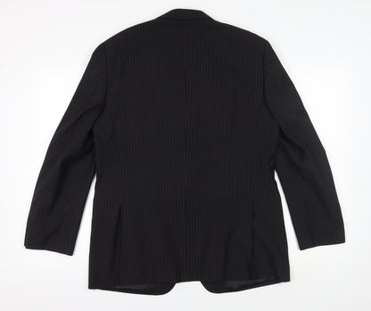 Mens UK Size 42 Burton Regular Black Suit Jacket