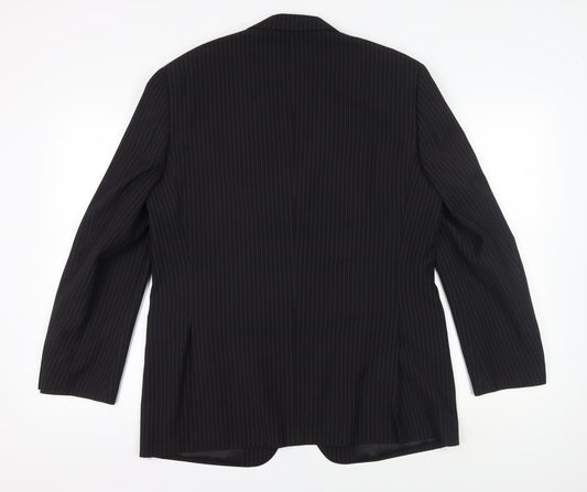 Mens UK Size 42 Burton Regular Black Suit Jacket