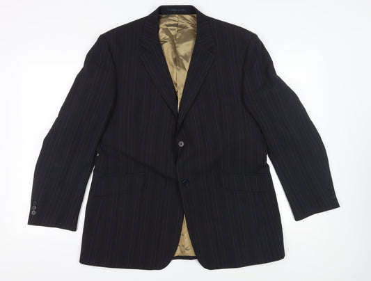 Mens UK Size 44 Burton Regular Black Suit Jacket