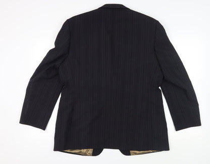 Mens UK Size 44 Burton Regular Black Suit Jacket
