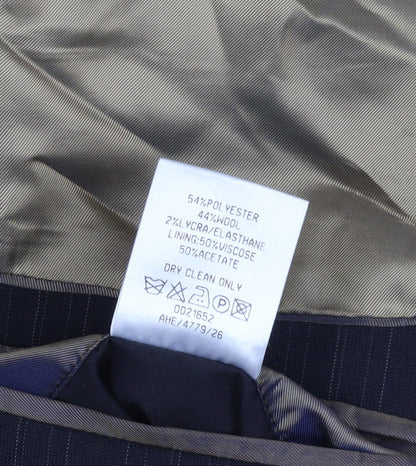 Mens UK Size 44 Burton Regular Black Suit Jacket