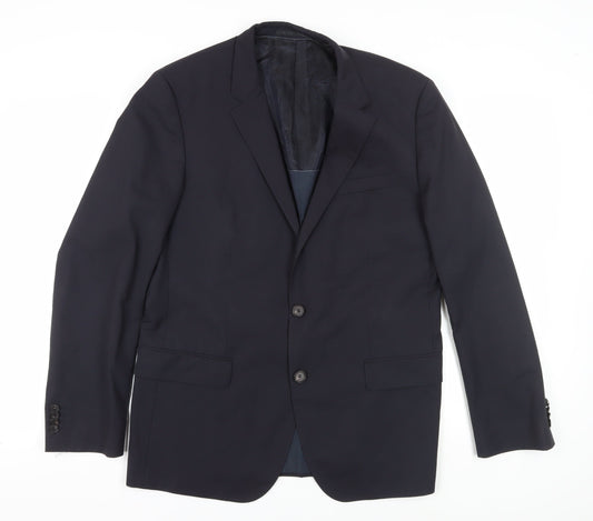 Mens UK Size 42 Boss Regular Black Suit Jacket
