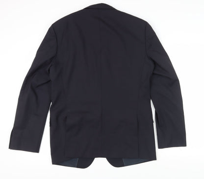 Mens UK Size 42 Boss Regular Black Suit Jacket