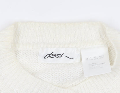 Dash Women's Ivory Floral Cardigan, Size M