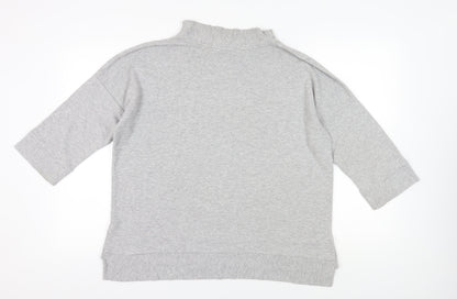 Womens UK Size L French Connection Grey Pullover Sweatshirt