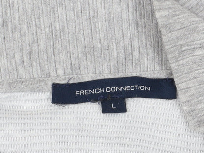 Womens UK Size L French Connection Grey Pullover Sweatshirt