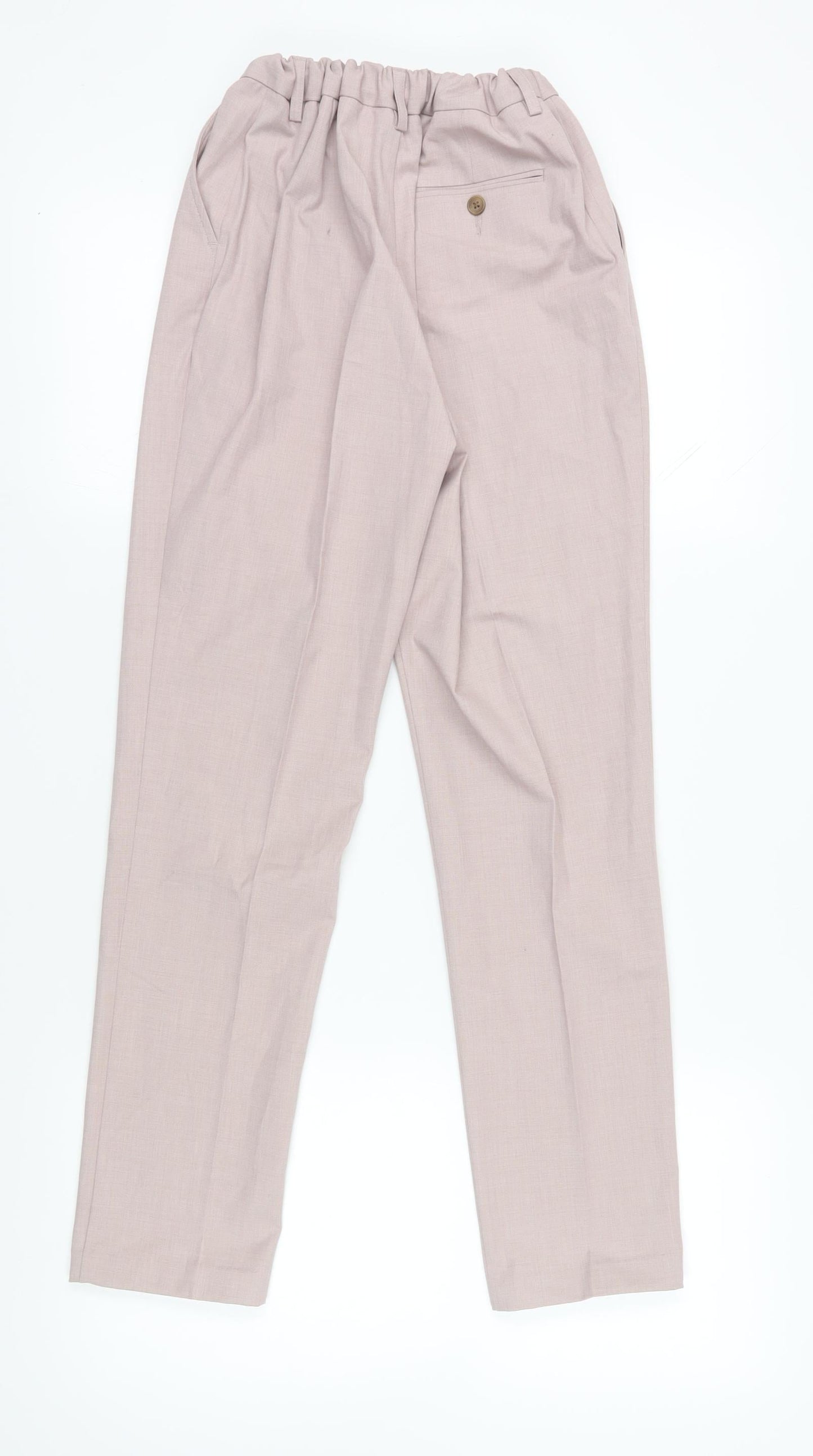 Marks and Spencer Boys Pink Regular Trousers 14 Years