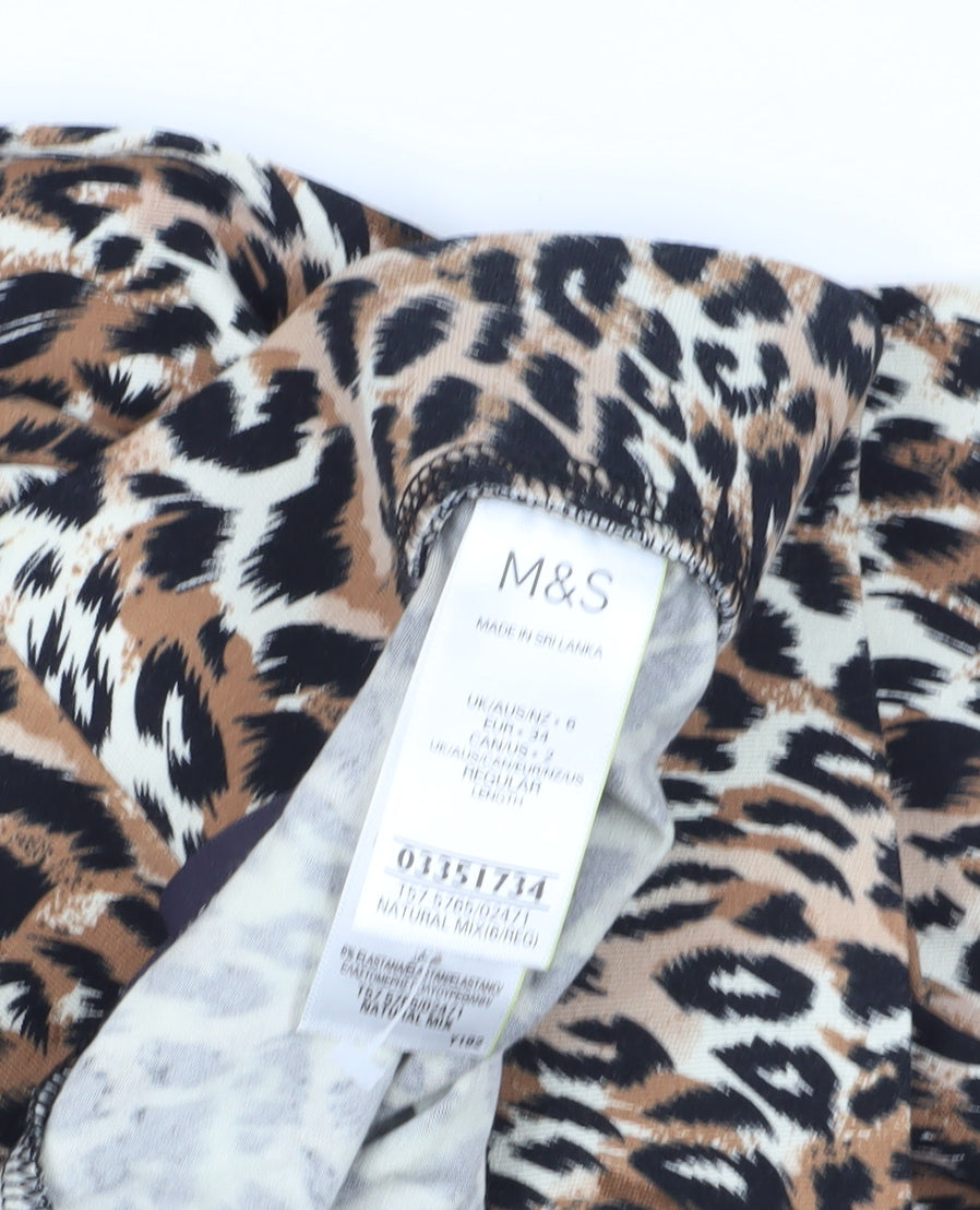 Womens UK Size 6 Marks and Spencer  Trousers Multicoloured Leggings