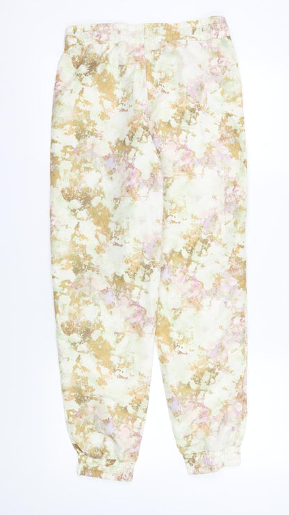 Womens UK Size XS Monki Regular Fit Jogger Multicoloured Trousers
