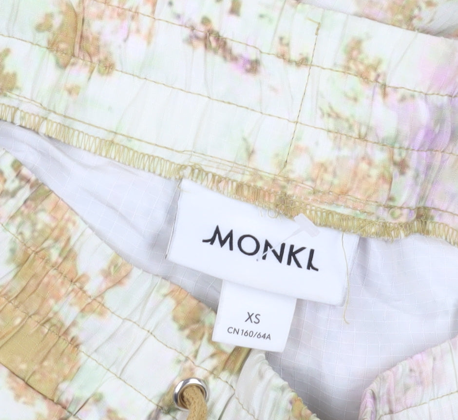 Womens UK Size XS Monki Regular Fit Jogger Multicoloured Trousers