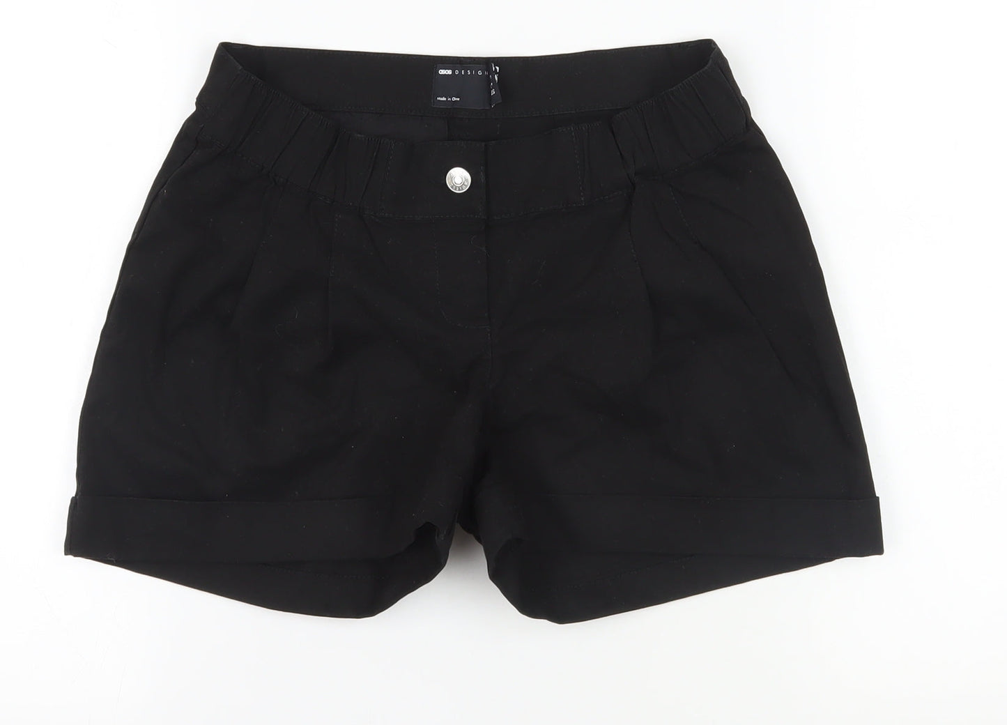 ASOS Women's Black Maternity Shorts Size 8