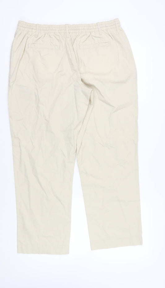 Cotton Traders Beige Cargo Trousers, Large, Unisex