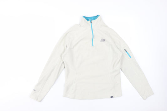 Karrimor Women's Ivory Fleece Pullover Sweatshirt Size 10