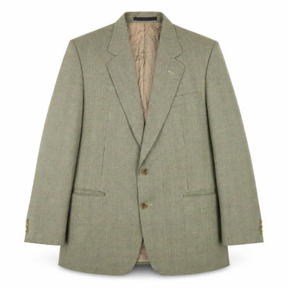 Simpson Men's Brown Check Blazer, Size 44R, Formal