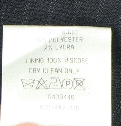 Mens UK Size 38 Centaur Regular Black Suit Jacket