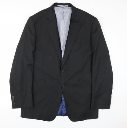 Mens UK Size 44 Marks and Spencer Regular Black Suit Jacket