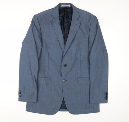 Mens UK Size 40 Alexandre of England Regular Blue Suit Jacket