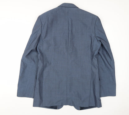 Mens UK Size 40 Alexandre of England Regular Blue Suit Jacket