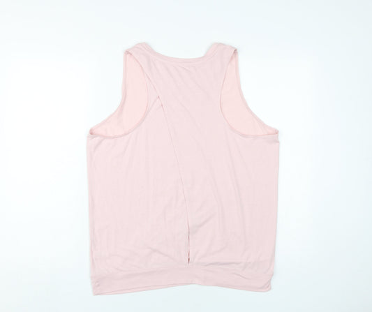 Womens UK Size L Athletic Works Pink Basic Tank