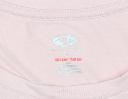Womens UK Size L Athletic Works Pink Basic Tank