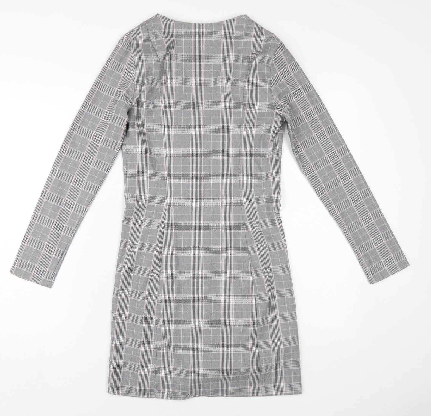 Miss Selfridge Grey Check Pencil Dress 6