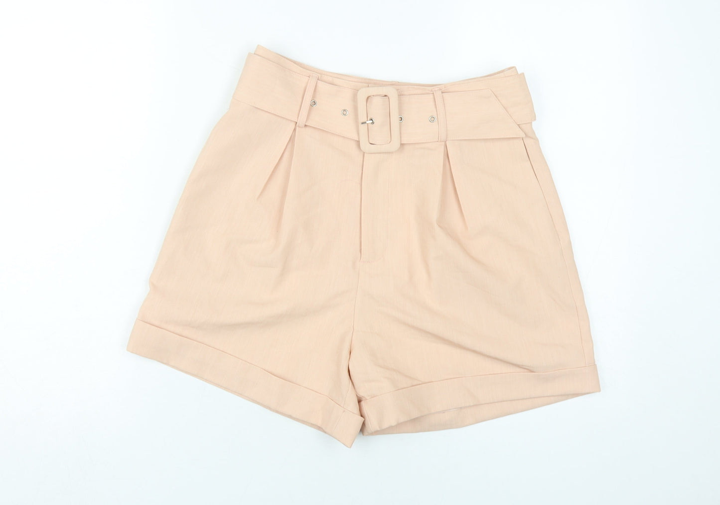 Fashion Union Women's Beige Bermuda Shorts Size 10