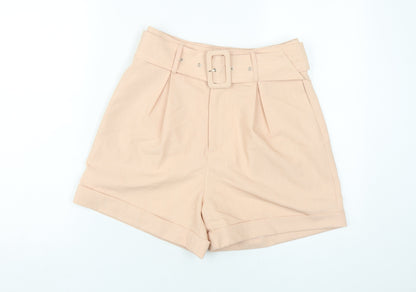 Fashion Union Women's Beige Bermuda Shorts Size 10