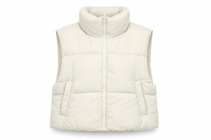 Womens UK Size M Pull & Bear Beige Gilet